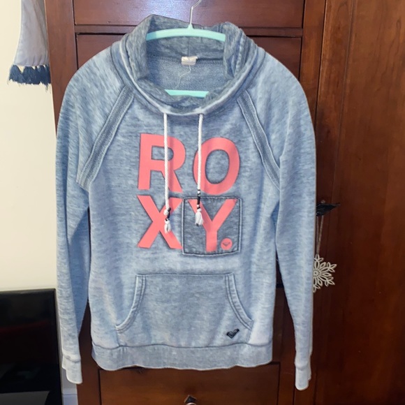 Roxy Tops - 2/$10- ROXY- Cowl Neck Drawstring Sweatshirt